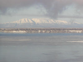 Looking West from Downtown Anchorage